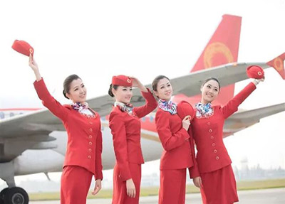 部分在成都航空公司工作的学生