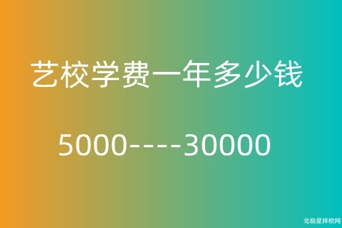 艺校学费一年多少钱