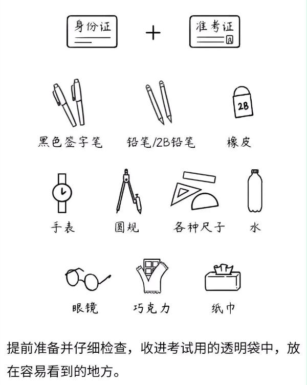 中考倒计时最后7天注意事项-3天
