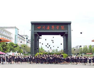 爱华学校正大门